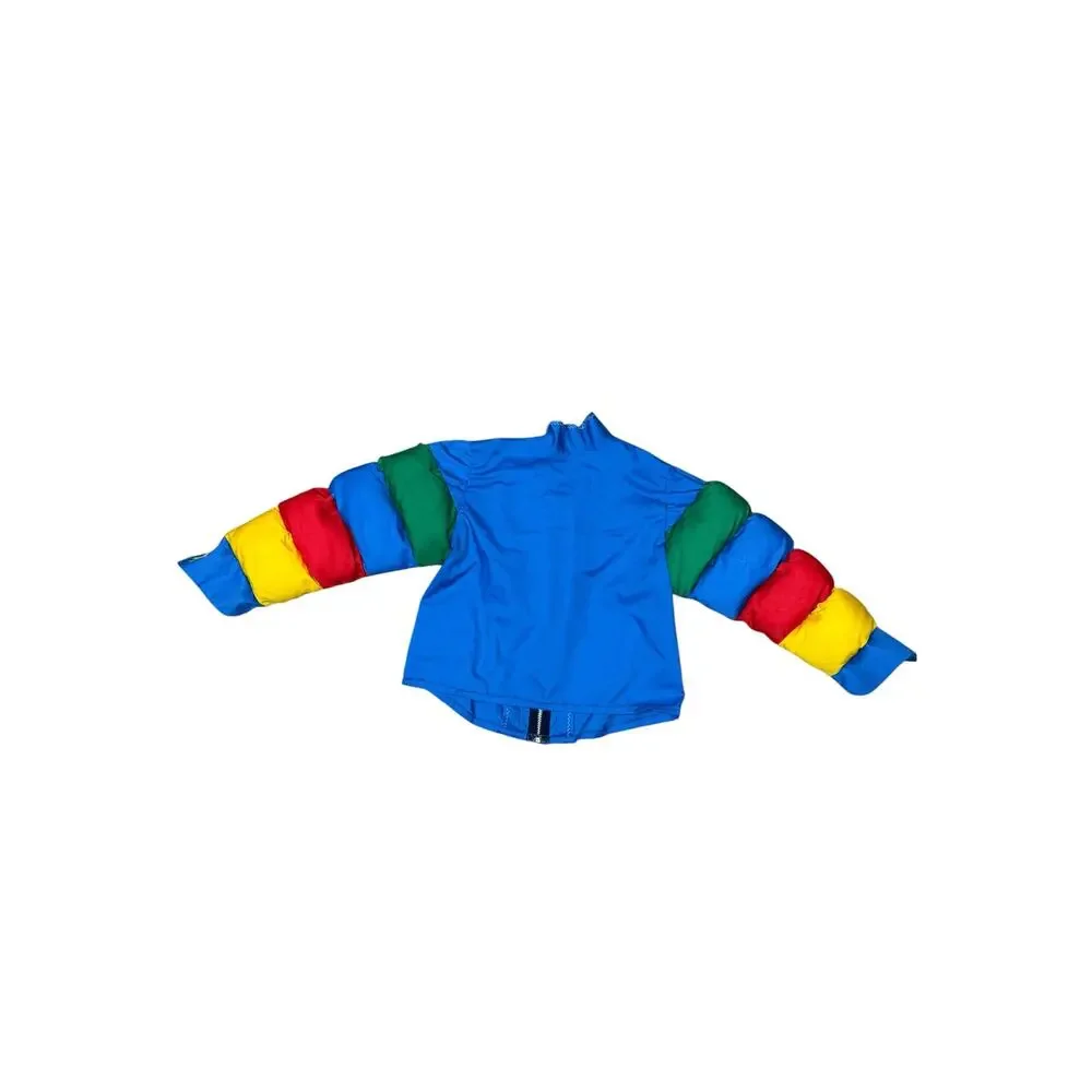 Vintage 80s Handmade Rainbow Brite Costume 3T 4T Halloween 5 Piece Outfit w/ Wig
